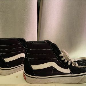 High top black vans